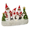 Gerson International Santa And Snowman Tabletop Sign, Christmas Holiday Decor