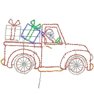 Brite Ideas Santa In Truck #Led-Trck