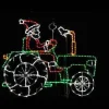 Brite Ideas Santa On Tractor #Led-Trctr