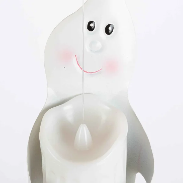 Gerson International Set Of 4 Floating Halloween Ghost Candles With Remote, Timer