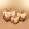 Gerson International Set Of 3 Holiday Vine Christmas Present Led Outdoor Yard Decor