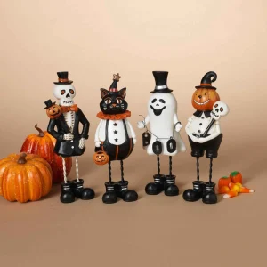 Gerson International Set Of 4 6-In High Resin Halloween Figurines