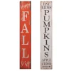 Gerson International Set Of 2 47.25-Inch High Wood Harvest Porch Signs