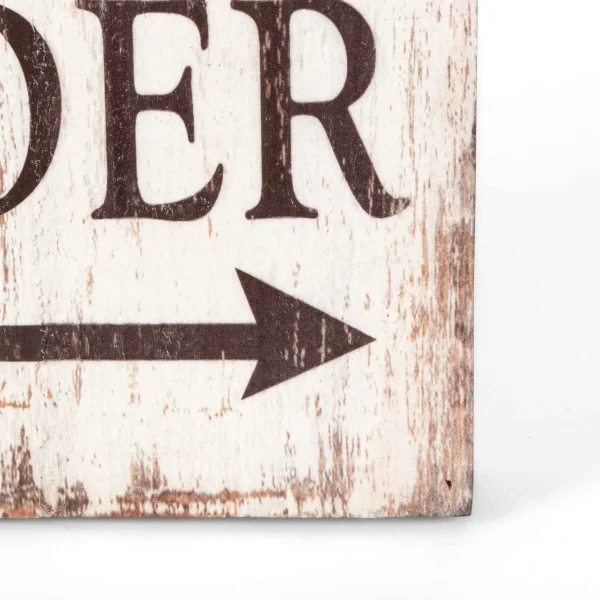 Gerson International Set Of 2 47.25-Inch High Wood Harvest Porch Signs