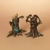 Gerson International Set Of 2 Lighted Spooky Halloween Haunted Tree Creepy Figurine