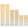 Gerson International Set Of 6 Spooky Floating Halloween Candles With Remote, Timer