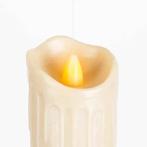 Gerson International Set Of 6 Spooky Floating Halloween Candles With Remote, Timer