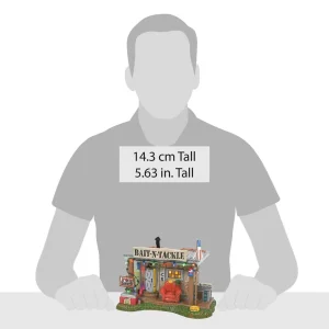 Enesco Snow Village Christmas Vacation Selling The Bait Shop #6011426