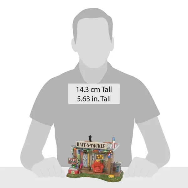 Enesco Snow Village Christmas Vacation Selling The Bait Shop #6011426