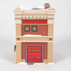 Enesco Snow Village Engine 223 Fire House #6011422