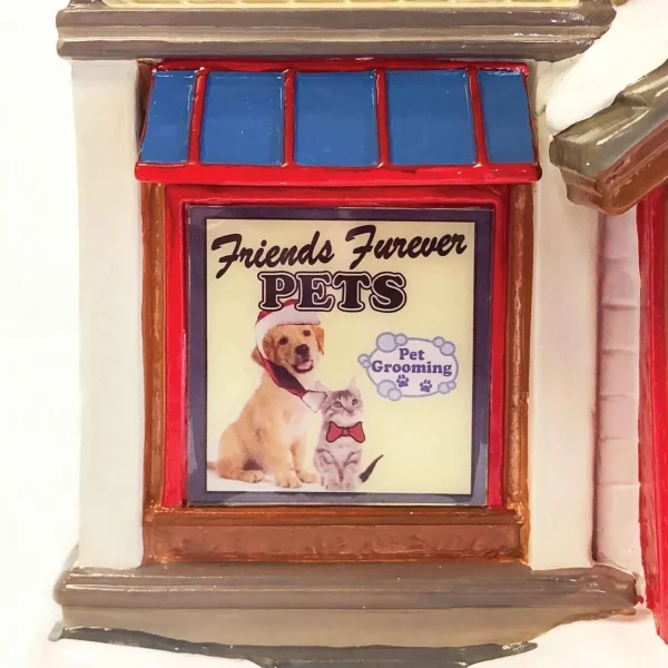 Enesco Snow Village Pet & Vet #6011434