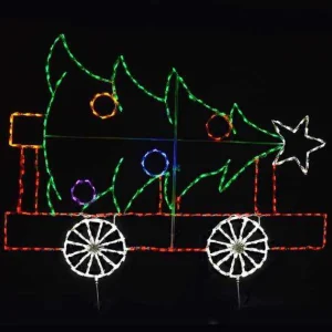 Brite Ideas Train Car With Christmas Tree #Led-Tc03-4