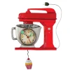 Enesco Vintage Red Mixer Clock