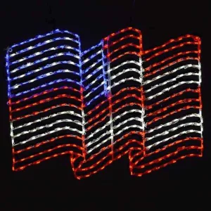 Brite Ideas Waving Flag - Aluminum #Led-Afw