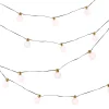 Gerson International White And Gold Light Garland, 30 Warm Battery Leds With Timer